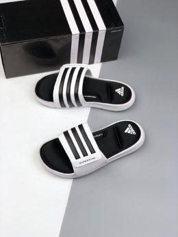 图2_36 45阿迪达斯 Adidas Superstar 5G 夏季潮流魔术贴黑白休闲沙滩拖鞋 货号 AC8702尺码 36 45 l47