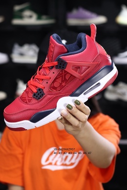 图1_Nike Air Jordan 4 二层 皮面 Retro AJ4 耐克 乔丹4代战靴 皮面 休闲气垫缓震篮球鞋 YB 0629AXZ907