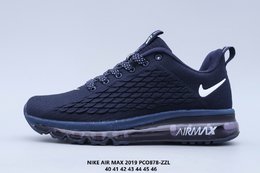 图2_Nike Air Max 2019 鱼鳞系列 针织透气全掌气垫跑步鞋 PCO876 ZZL