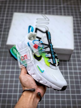 图1_核心主推 Air Max 270 React 白绿原盒二维码原标 扫描秒进官网QC检验 钢印 一应俱全瑞亚赛车系列 19SS全新混合版本打造动感视觉和舒适脚感的双重体验Size 36 36 5 37 5 38 38 5 39 40 40 5 41 42 42 5 43 44 44 5 45