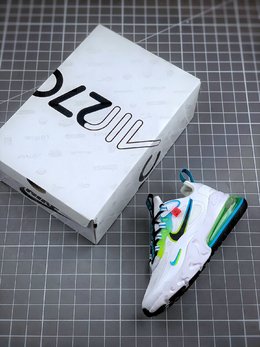 图3_核心主推 Air Max 270 React 白绿原盒二维码原标 扫描秒进官网QC检验 钢印 一应俱全瑞亚赛车系列 19SS全新混合版本打造动感视觉和舒适脚感的双重体验Size 36 36 5 37 5 38 38 5 39 40 40 5 41 42 42 5 43 44 44 5 45