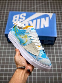图1_NK SB Zoom Blazer Low解构拆钩补丁 蓝天白云 全新开发原楦型纸版 正确无色差帆布货号 CI3833 416Size 36 36 5 37 5 38 39 40 40 5 41 42 42 5 43 44 45