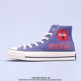 图1_可口可乐Coca Cola x Converse重磅联名 匡威1970s可口涂鸦限定款三星标帆布鞋KWS425 ZZL