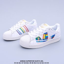 图2_Adidas Originals Superstar 贝壳头 时尚经典百搭休闲运动板鞋 KLR574 ZZL