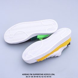 图3_Adidas Pw Superstar 阿迪达斯三叶草菲董联名网面透气舒适软底抗磨运动休闲板鞋KCO523 ZNL