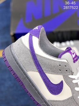 图2_真标 带半码 SB板鞋 紫鸽子 灰紫色 Nike Dunk Low Pro SB